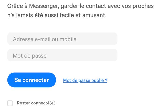 Activer la connexion automatique Facebook pour se connecter rapidement à son compte