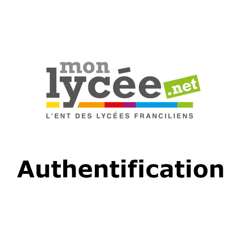 Monlycee.net : authentification sur ent.iledefrance.fr