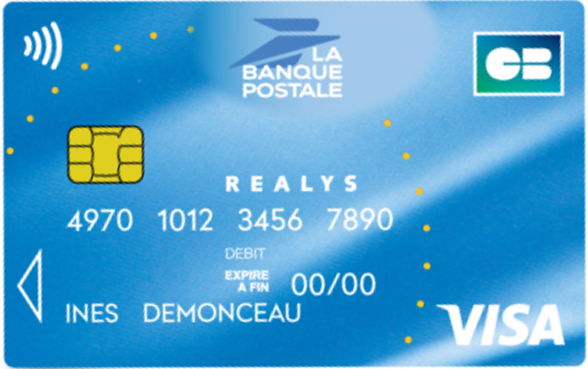 Carte Realys Banque Postale