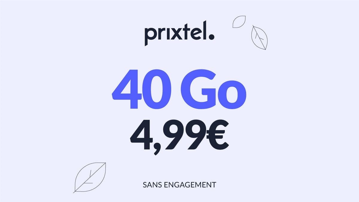 découvrez le forfait mobile idéal qui répond à tous vos besoins de communication. profitez d'une large gamme d'options adaptées à votre style de vie, à des tarifs compétitifs, sans engagement. restez connecté où que vous soyez avec une couverture réseau optimale et des services personnalisés.