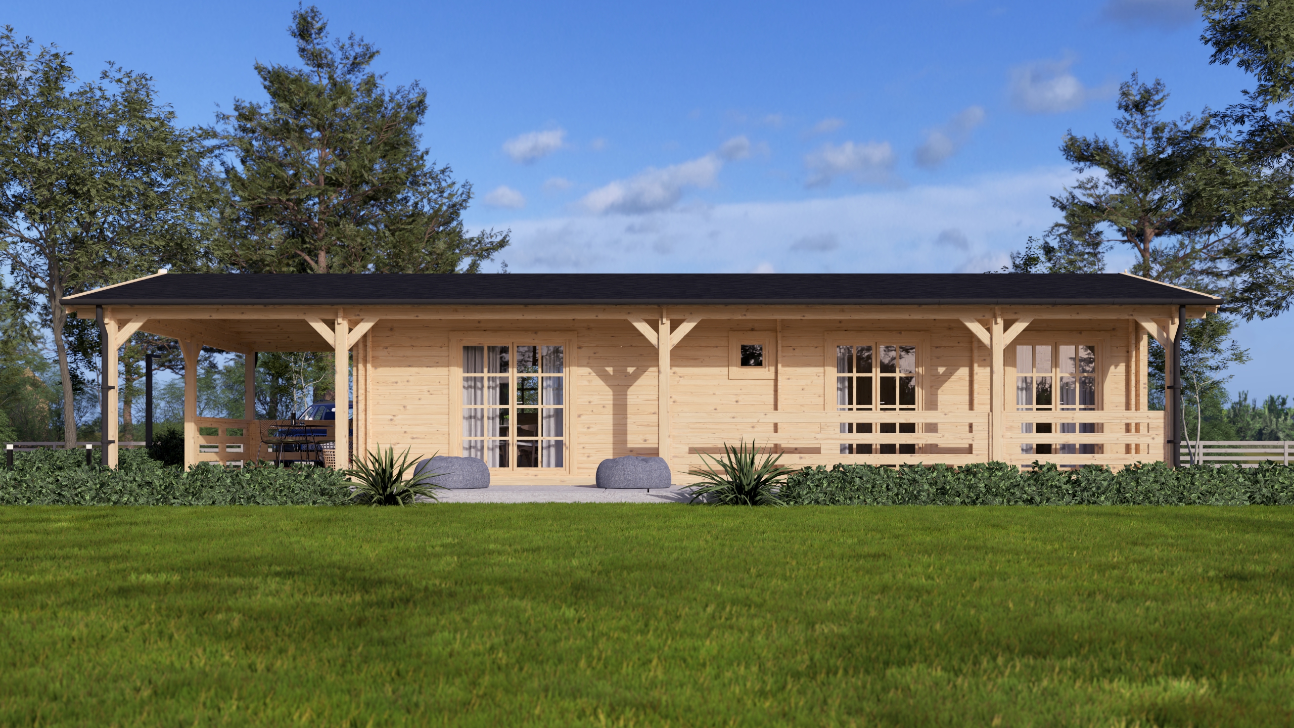 Coût d'un chalet en bois habitable clé en main