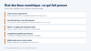 État des lieux au smartphone : ce que valent vraiment les photos et les vidéos le jour du départ
