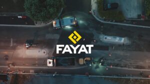 Chantier de construction mené par une entreprise du groupe Fayat