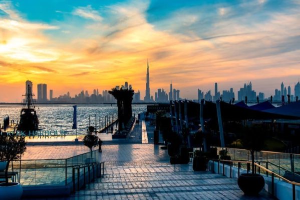 Dubai, United Arab Emirates - January 10, 2019: Dubai creek harb