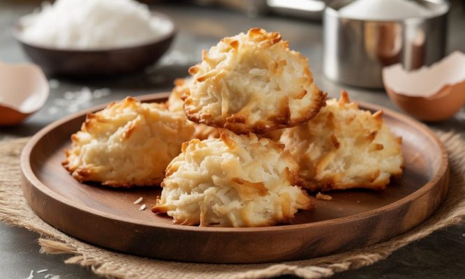 découvrez la recette facile des congolais moelleux réalisés avec seulement 3 ingrédients. un dessert rapide et délicieux à préparer chez vous !