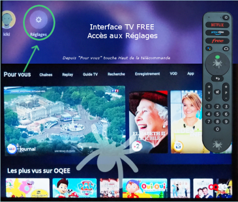 Découvrez comment l'interface OQEE by Free facilite le tri des chaînes par langue pour une navigation personnalisée