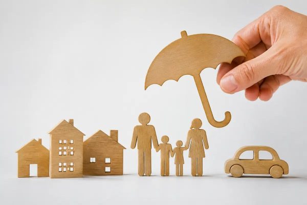 Fonctionnaire comparant les documents d'un contrat de prévoyance maintien de salaire